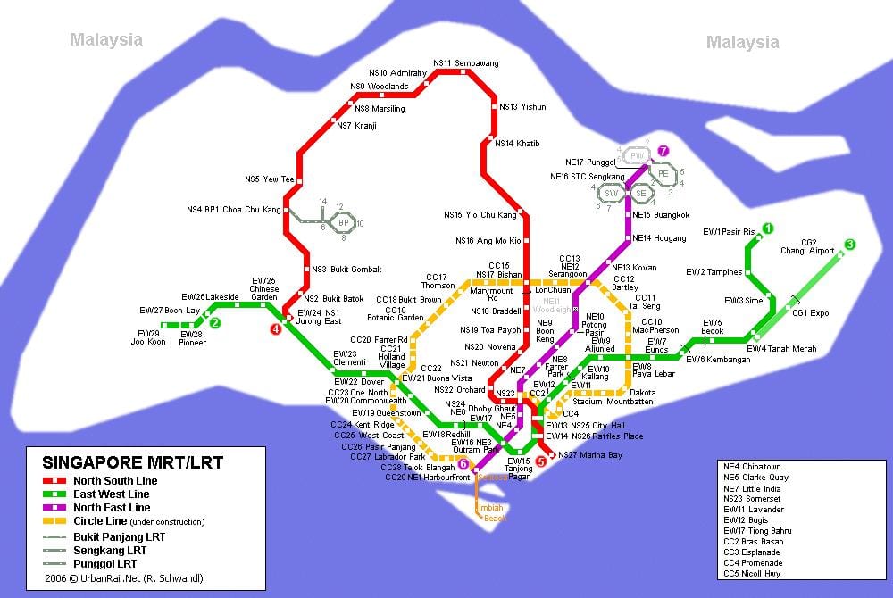 mrt মানচিত্র