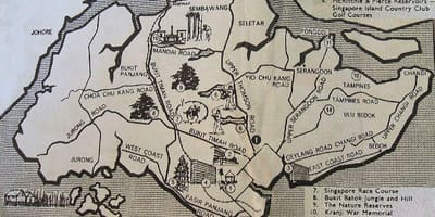 পুরানো মানচিত্র, সিঙ্গাপুর