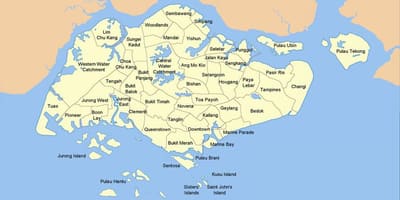 মানচিত্র, সিঙ্গাপুর দেশ