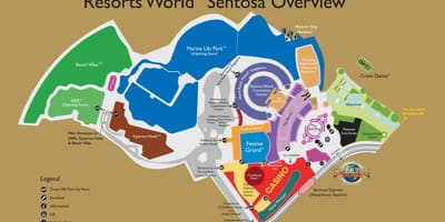 রিসর্ট ফোটোস মানচিত্র, Sentosa