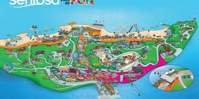 মানচিত্র এর sentosa দ্বীপ